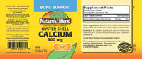 Thumbnail for Nature's Blend Oyster Shell Calcium 500 mg 100 Tabs (1683)