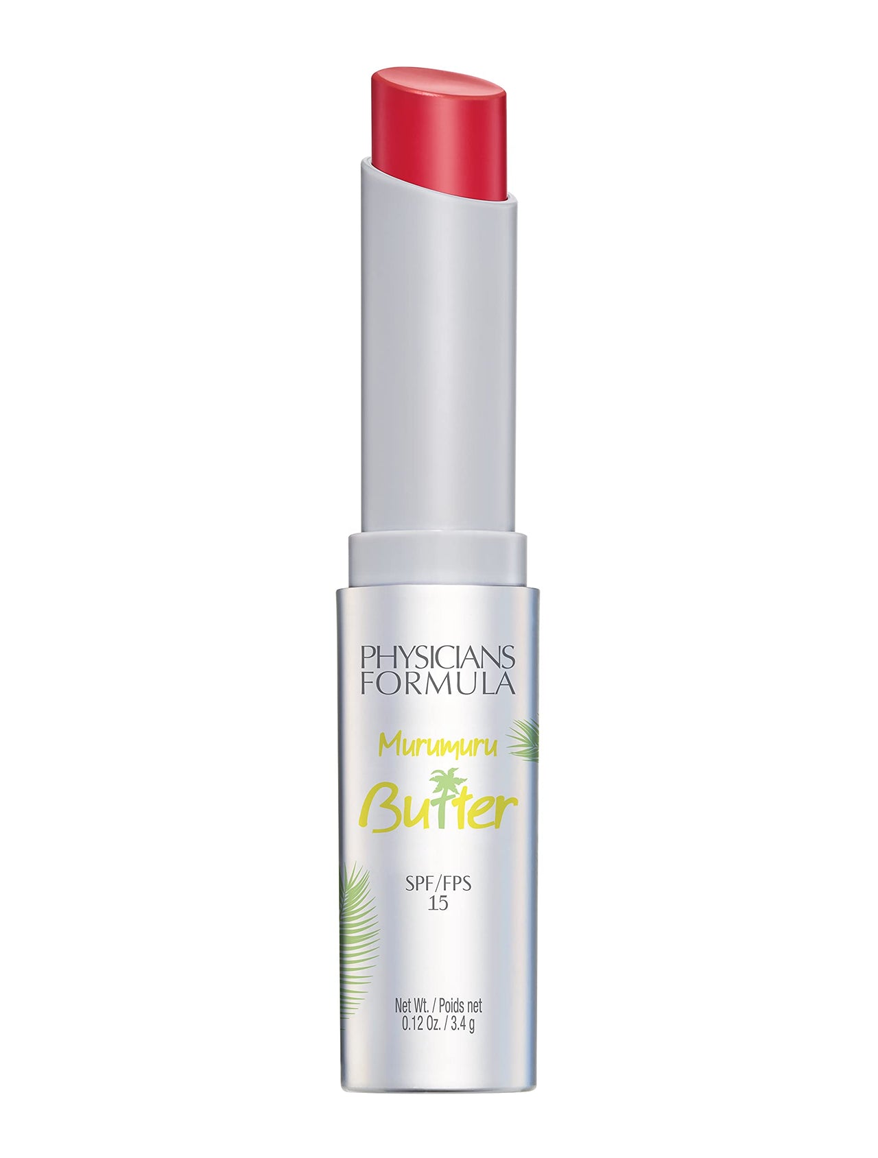 Physicians Formula Murumuru Butter Lip Cream, Samba Red, 1 Tube