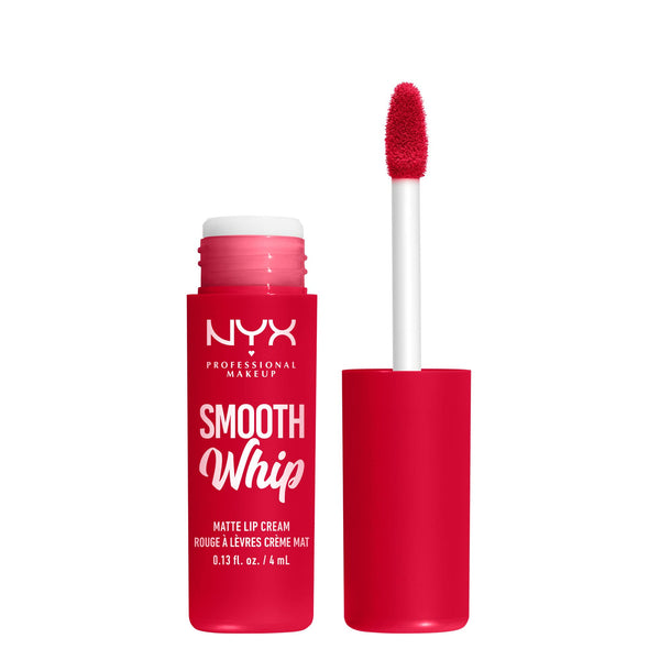 NYX PROFESSIONAL MAKEUP Smooth Whip Matte Lip Cream, Long Lasting, Moisturizing, Vegan Liquid Lipstick - Cherry CrÃ¨me (Classic Red)