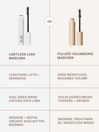 Thumbnail for ILIA - Limitless Lash Mascara | Lightweight, Nourishing, Lengthening, Lifting | Flake + Smudge-Resistant | Non-Toxic, Cruelty-Free, Ophthalmologist-Tested, Safe For Sensitive Eyes (Soft Black)