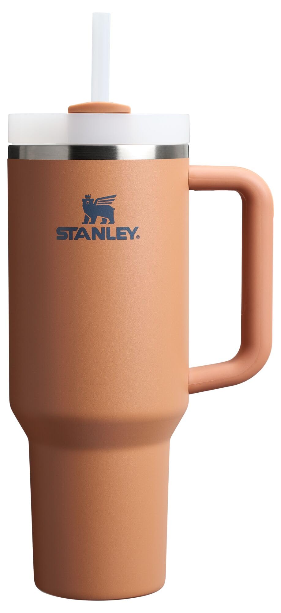Stanley Quencher H2.0 Tumbler with Handle and Straw 40 oz | Flowstate 3-Position Lid | Cup Holder Compatible for Travel | Insulated Stainless Steel Cup | BPA-Free | Toast