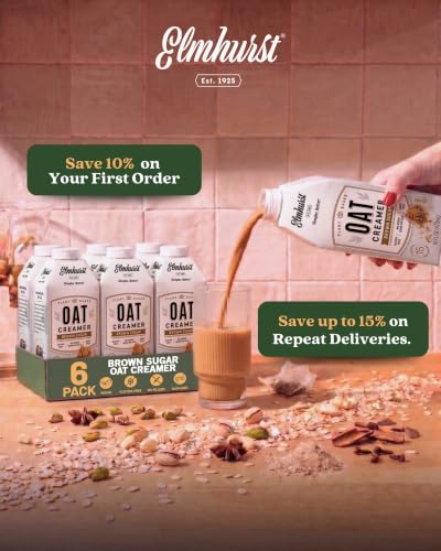 Image 4 of Elmhurst 1925 Brown Sugar Oat Creamer - 16 Ounce (Pack of 6)