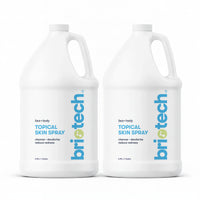 Thumbnail for BRIOTECH Topical Skin Spray, Hypochlorous Acid for Sensitive Skin, HOCl Facial Mist, Full Body Support Against Irritation, Calm Redness, Soothe Foot & Scalp, 1 Gallon Refill (2 Pack)