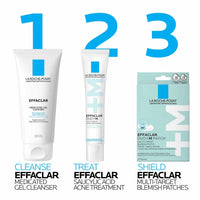 Thumbnail for La Roche-Posay Effaclar Salicylic Acid Acne Treatment For Face, Mattifying Gel Cream Spot Treatment for Blackheads, Whiteheads & Stuborn Acne, Prevents New Pimples, Non-Greasy, Sensitive Skin Safe