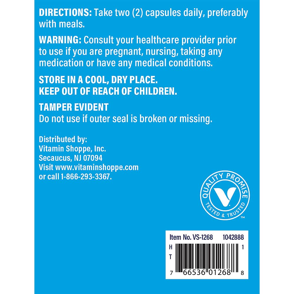 The Vitamin Shoppe Quercetin + Vitamin C, Citrus Free, Antioxidant That Supports A Healthy Immune for All Seasons (300 Capsules)