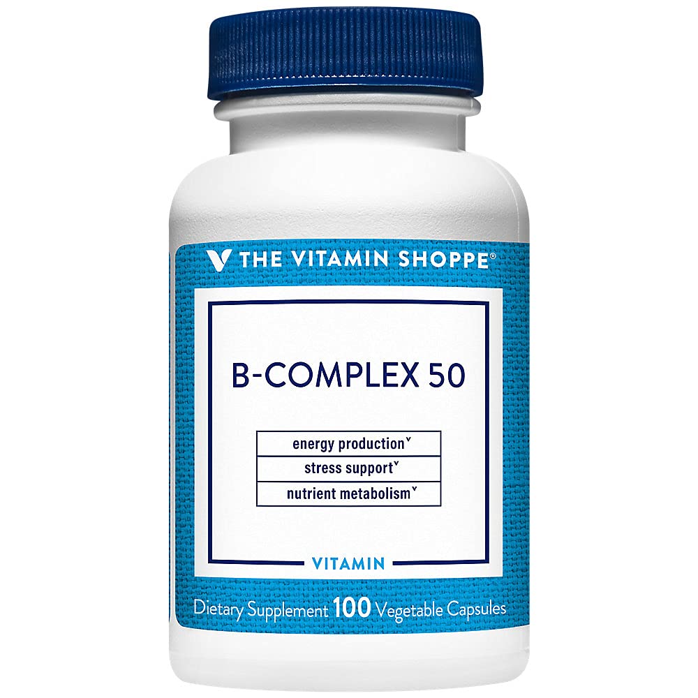 The Vitamin Shoppe Vitamin B-Complex - Energy Metabolism & Nervous System Support, Complete B Vitamins