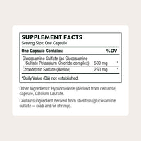 Thumbnail for THORNE - Glucosamine & Chondroitin - Helps Maintain Healthy Joint Function & Mobility - Supports Normal Cartilage Formation* - Third-Party Certified - Gluten, Dairy & Soy-Free - 90 Capsules