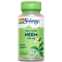 Thumbnail for SOLARAY Neem Leaf, Veg Cap (Btl-Plastic) 460mg | 100ct