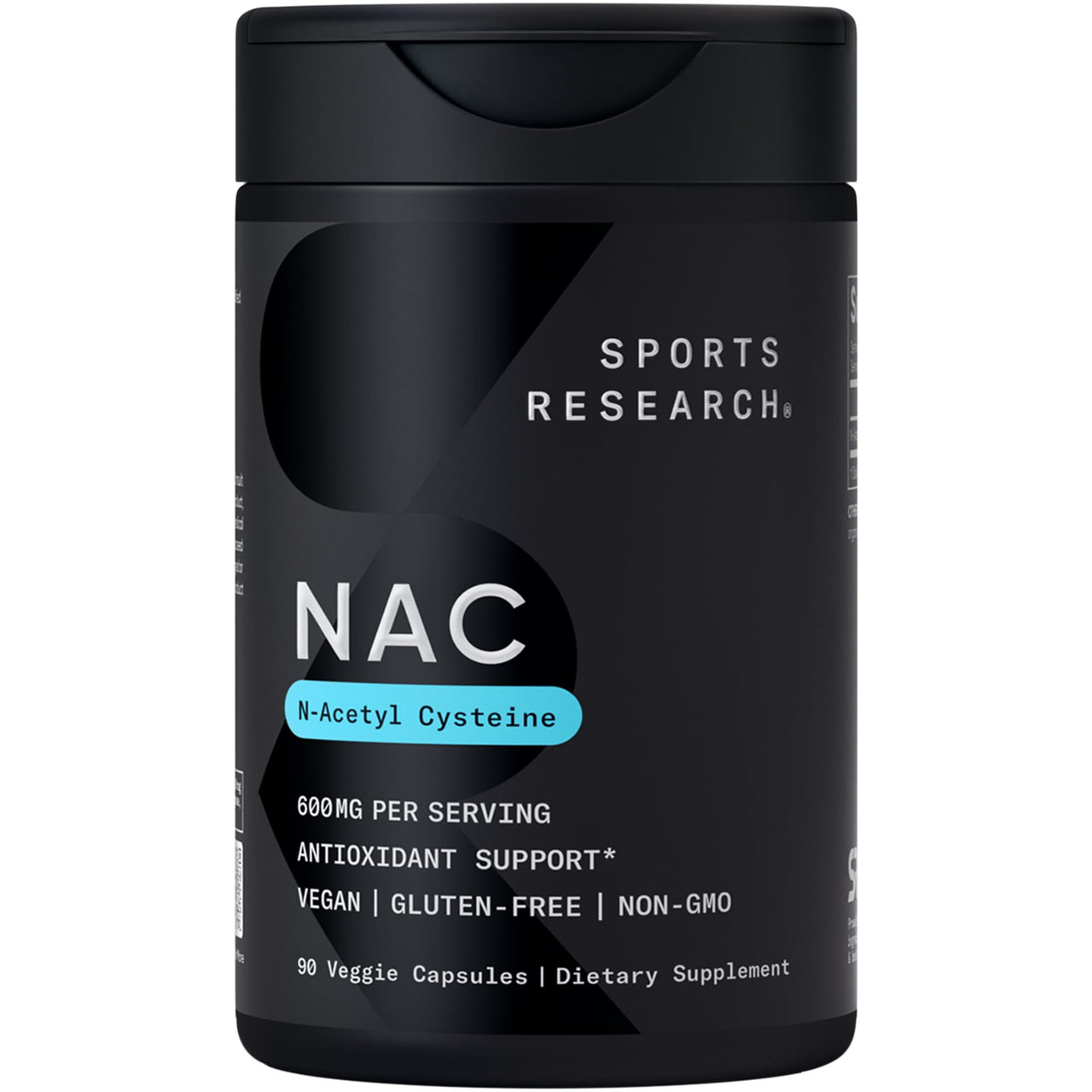Sports Research® Vitamin D3 K2 with Coconut Oil, Turmeric Curcumin C3 Complex Softgels with Bioperine Black Pepper Extract & Organic Coconut Oil and N-Acetyl L-Cysteine (NAC) 600mg Veggie Capsules