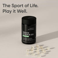 Thumbnail for Sports Research Vegan Vitamin D3 5000IU (125 mcg) with Coconut Oil | 100% Plant-Based Vitamin D for Bone, Joint & Immune Support | Carrageenan Free, Vegan Certified & Non-GMO Verified (60 Softgels)