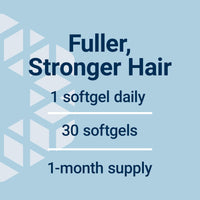 Thumbnail for Life Extension Hair Growth for Women, hair growth supplement, fullness and density, Ceramosides™, VI-SPO®, non-GMO, 1-daily, gluten-free, 30 softgels