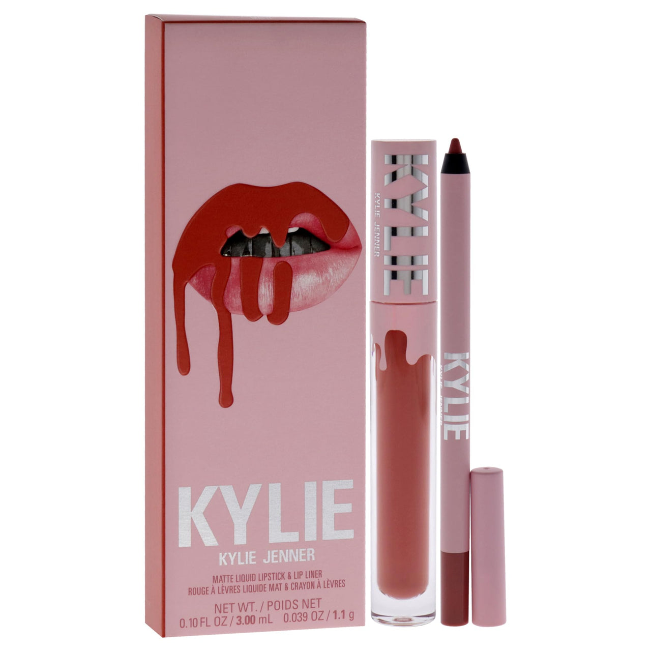 Matte Lip Kit - 505 Autumn by Kylie Cosmetics for Women - 2 Pc 0.10 oz Matte Liquid Lipstick, 0.03 oz Lip Liner