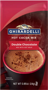Thumbnail for Ghirardelli Double Chocolate Hot Cocoa Mix, 0.85-Ounce Packets (Pack of 10)