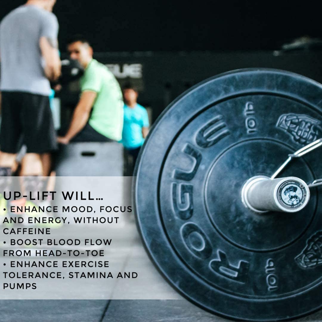Beverly International Up-Lift Stimulant Free 330 Grams. Workout Energy Drink Mix w/Nitric Oxide & Cognitive Performance Catalysts. UP Your Gaming. Beta Alanine, L-Citrulline, L-Tyrosine.