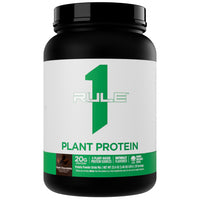 Thumbnail for Rule 1 Proteins Plant Protein - Vegan, Gluten-Free, Dairy Free, & Soy Free Protein Powder with 20g Protein per Serving (20 Servings, Dark Chocolate)
