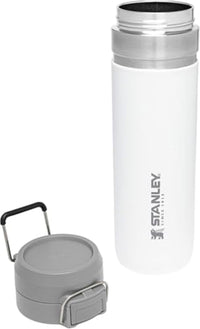 Thumbnail for Stanley Quick Flip GO Water Bottle 24 oz | Push Button Lid | Leakproof and Packable for Travel and Sports | Insulated Stainless Steel | BPA-Free | Polar