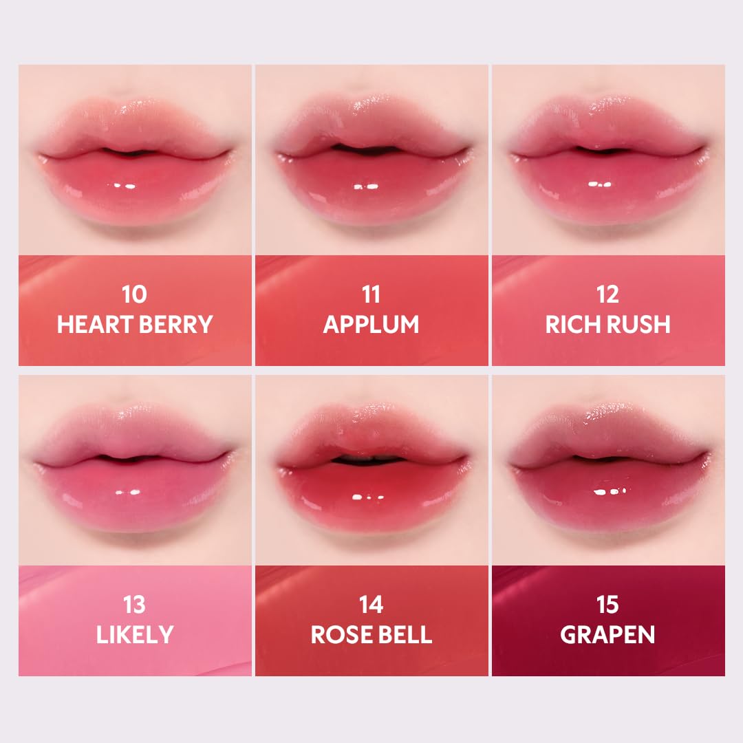 TIRTIR Waterism Tinted Lip Gloss #08 Summer Pumpkin, 0.14 Fl Oz – Kiss Ready Lipgloss, 12H Long Lasting Non Sticky Natural Tinted Glow Korean Multiuse Cheek and Lip Tint for Women gift