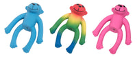Thumbnail for 4 Inch Tiny Latex Dog Toy Cute Little Mini Monkey Squeaker for Small Breeds and Puppies (Rainbow)