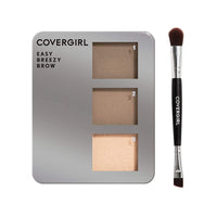 Thumbnail for COVERGIRL - Easy Breezy Brow Powder Kit, three shades brow definer, professional double-ended angled brush, effortless, 100% Cruelty-Free