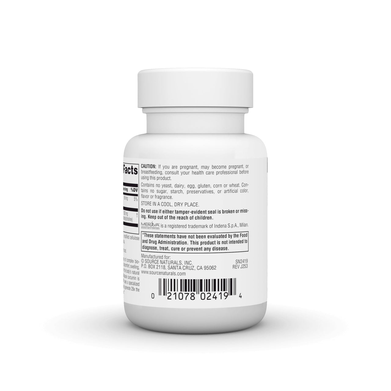 Source Naturals Turmeric with Meriva, Eases Discomfort from Everyday Activities* - 500mg, 30 Tablets