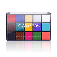 Thumbnail for UCANBE Face Body Paint Oil, Professional 15 Colors FX Makeup Palette- Non Toxic Hypoallergenic Safe Facepaint for Halloween, Cosplay Costumes, Parties and Festivals