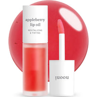 Thumbnail for NOONI Korean Vegan Appleseed Lip Oil - Appleberry | Long-Lasting, Moisturizing, Plumping, Revitalizing for Dry Lips, Waterproof, No Peel Off, Hydrating, Nourishing, Mother's Day, 0.12 FL Oz