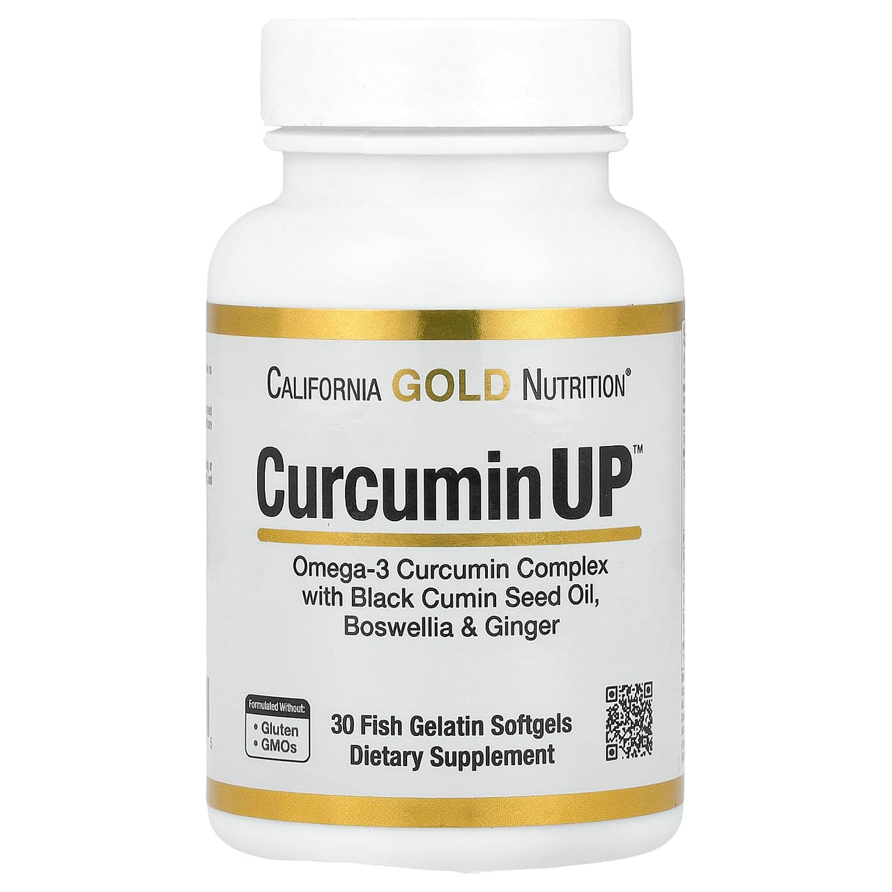 California Gold Nutrition CurcuminUP™, 30 Fish Gelatin Softgels