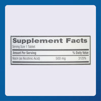 Thumbnail for Major Niacin 500mg - Dietary Supplement - 100 Tablets