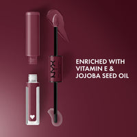 Thumbnail for NYX PROFESSIONAL MAKEUP Shine Loud, Long-Lasting Liquid Lipstick with Clear Lip Gloss - Never Basic (Warm Burgundy)