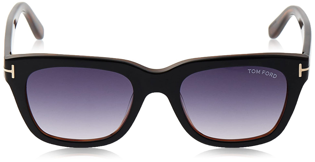 Tom Ford SNOWDON FT0237 05B Black/Other Sunglasses Grey Gradient 52mm Lens