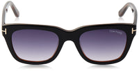 Thumbnail for Tom Ford SNOWDON FT0237 05B Black/Other Sunglasses Grey Gradient 52mm Lens