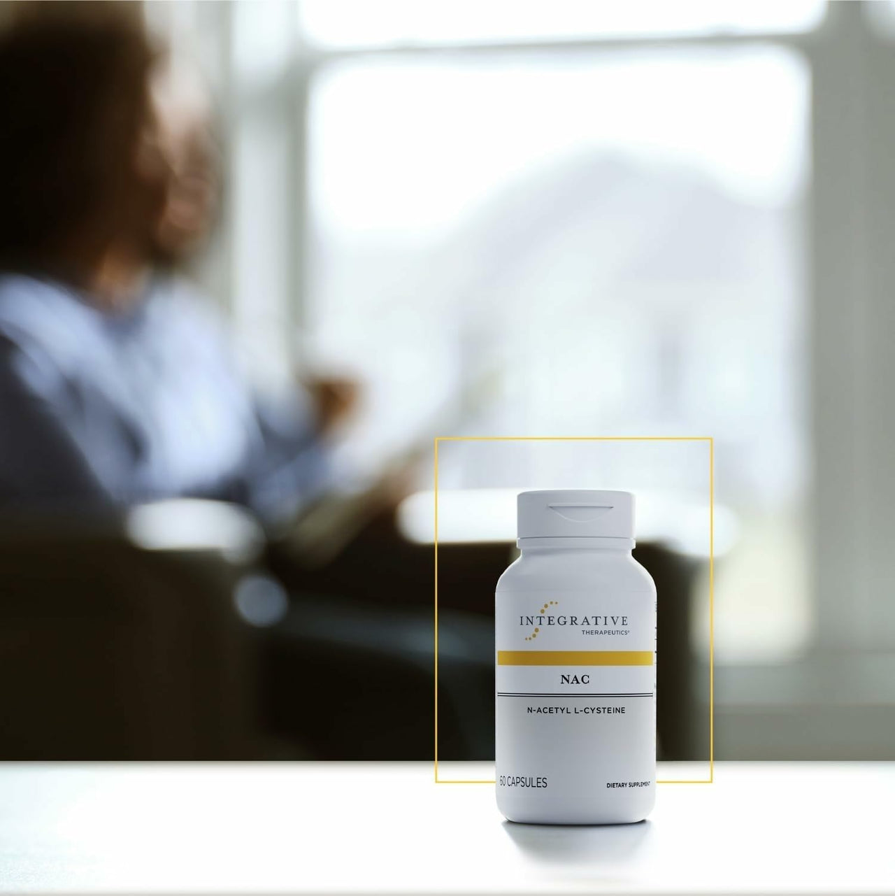 Integrative Therapeutics NAC - Antioxidant Support Supplement for Respiratory & Lung Function* - Gluten-Free & Dairy-Free - 60 Capsules (60 Servings)