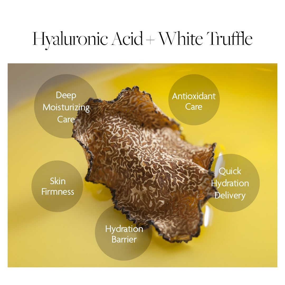 d'alba Piedmont Italian White Truffle Nourishing Mask 5pcs, Vegan Skincare, Nourishing Sheet Mask for Dry and Tired Skin, Deep Hydration Mask, Korean Skin Care