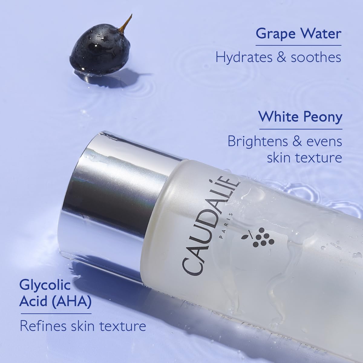 Caudalie Vinoperfect Brightening Essence, Glycolic Acid Toner (150 mL)