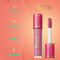Thumbnail for Juvia's Place Long Lasting Non-Sticky Luscious High Shine Glow Lip Gloss Reflect Sis!, 16 oz, Deep Peachy Beige Brown, Creamy and Smooth