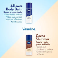 Thumbnail for Unilever Vaseline Cocoa Shimmer Jelly Stick GLOW UP Body Luminizer For Dewy Radiant Skin 1.4 oz - 3 Count