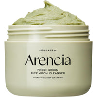 Thumbnail for Arencia Korean Rice Mochi Face Cleanser - Face Wash, Gentle Scrub All in One for Deep Cleansing, Moisturizing, Pore Minimizing, Acne-Prone Skin, Removing Blackhead with Rice Water & Green Tea