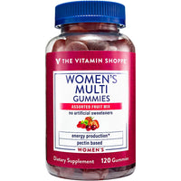 Thumbnail for Women's Multi Gummies - Multivitamin for Energy Production Support - Assorted Fruit Mix (120 Gummies)