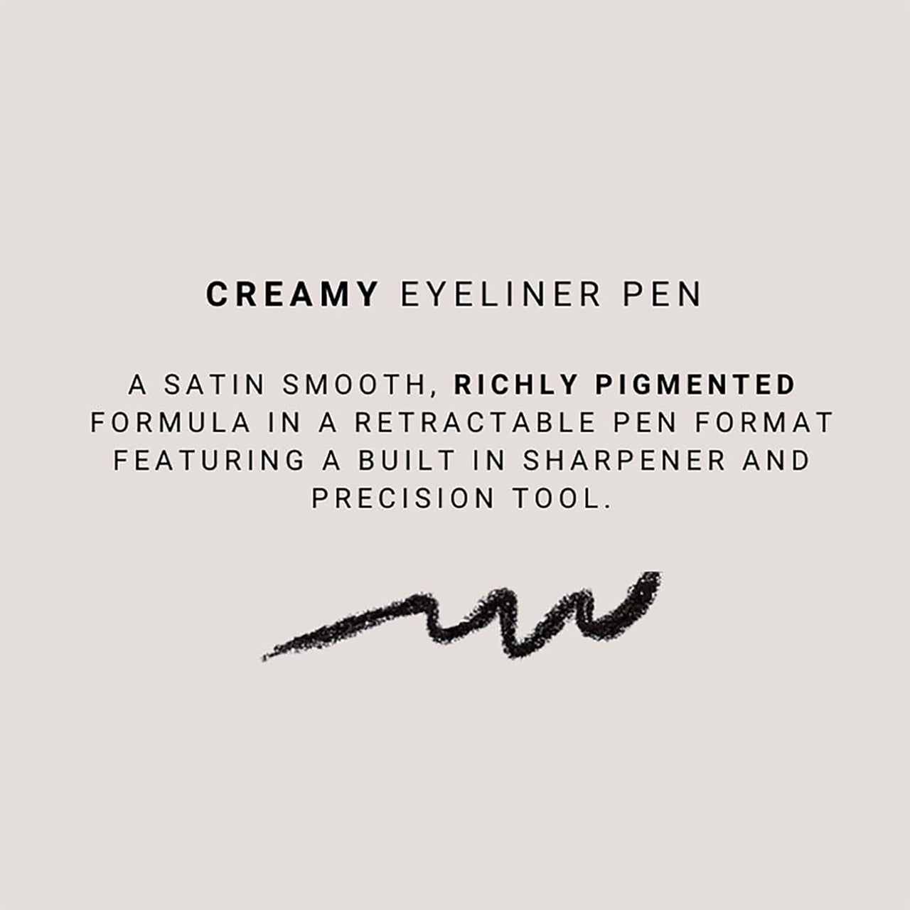 IDUN Minerals Creamy Eyeliner - Precision Pen for Flawless Eye Looks - Skin Nourishing Mineral Formula - Fine Tipped Point and Angled Smudging Tool for Sharp or Smoky Designs - 102 Jord - 0.012 oz