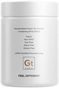 Thumbnail for Codeage Liposomal Green Tea+ Ultra Potency - EGCG 90% Green Tea Extract, Organic Matcha Green Powder, Peppermint, Lemon Peel - Vegan, Non-GMO, Gluten-Free - Liposomal Delivery - 60 Capsules