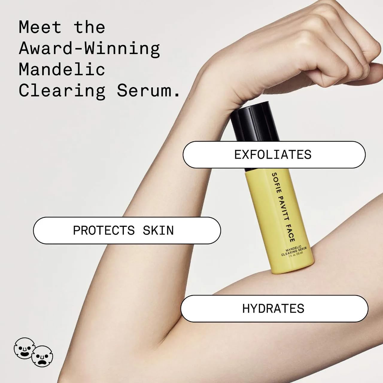 SOFIE PAVITT FACE Mandelic Acid Exfoliating & Clearing Serum 0.95 oz/28 mL