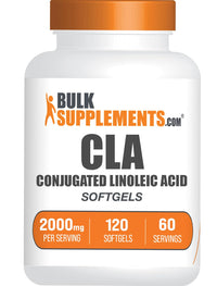 Thumbnail for BulkSupplements.com CLA Softgels - Conjugated Linoleic Acid, CLA Supplements - Gluten Free, 2 Softgels per Serving (2000mg), 120 Count (Pack of 1)