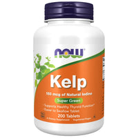 Thumbnail for Now Foods Kelp, 150mcg of Natural Iodine, 200 Tablets
