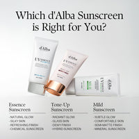 Thumbnail for d'Alba Piedmont [ORIGINAL] UV Essence Sunscreen for Face SPF 50+ Face Moisturizer Korean Ultra Violet Protection White Truffle Sun Cream Hydrate Skin and Decrease Wrinkles