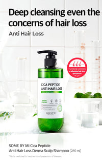 Thumbnail for Some by MI CICA Peptide Anti Hair Loss, Derma Scalp Shampoo, 9.63 fl oz (285 ml)