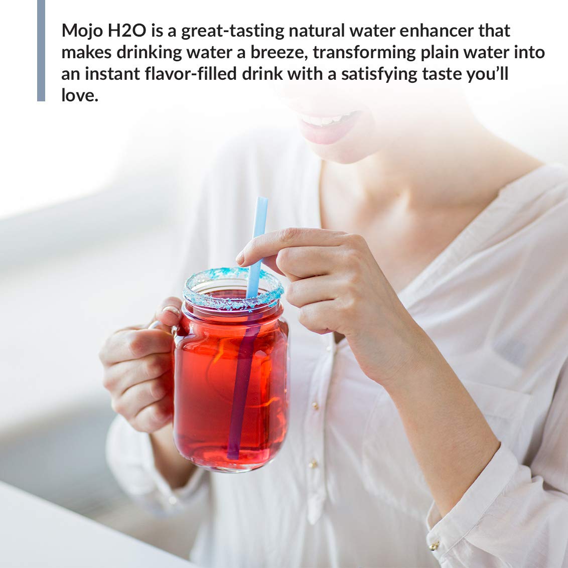 BioTrust Mojo H2O Natural Water Enhancer Drops, B Vitamins and Electrolytes, Sugar-Free, Zero Calories, Naturally Flavored & Sweetened (Strawberry Watermelon, 4 pk)