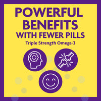 Thumbnail for InnovixLabs Triple Strength Omega 3 Supplement, Burpless Fish Oil for Women and Men - 900 mg EPA & DHA, Brain & Joint Support, Award Winning & Third-Party Tested, 200 Softgels