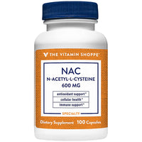 Thumbnail for The Vitamin Shoppe NAC N-Acetyl-L-Cysteine Promotes Cellucor Health, Immune (100 Capsules)