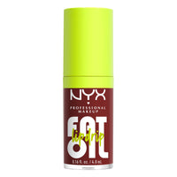 Thumbnail for NYX PROFESSIONAL MAKEUP Fat Oil Lip Drip, Moisturizing Lip Oil Gloss, Vegan Tinted Formula, Up to 12 HR Hydration - Inside Scoop (Plum Brown)
