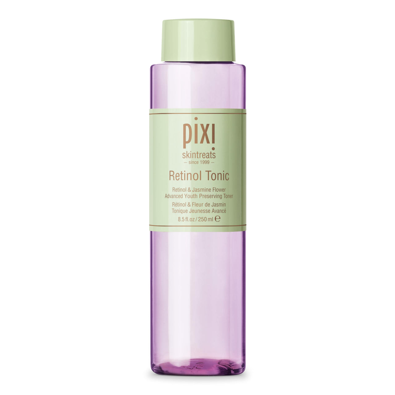 Pixi Retinol Tonic, Smoothing & Firming Facial Toner, Enhanced with Peptides to Boost Collagen Production, Alcohol-Free Daily Rejuvenating Toner, 250 ml / 8.5 fl oz